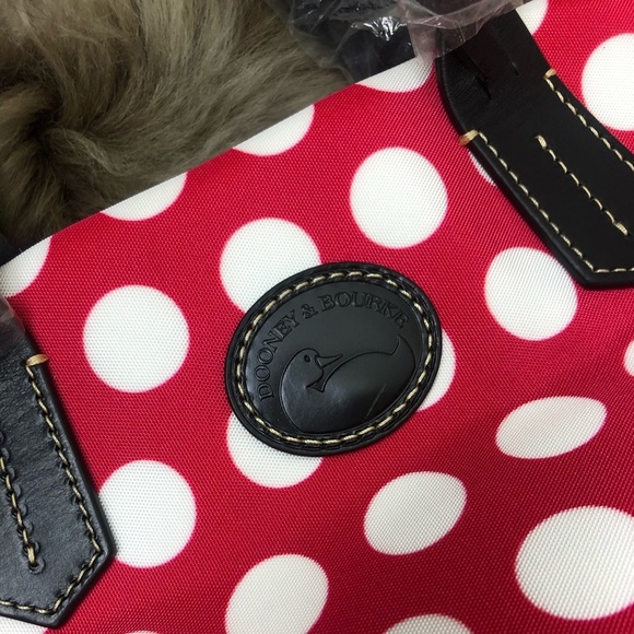 Dooney & Burke MinnieMouse Rocks the Dots Tote NWT - Picture 7 of 8
